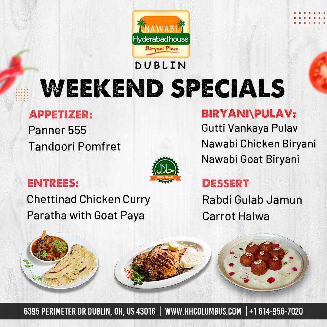 Hyderabad House Indian Restaurant & Bakery Menu - Image 3